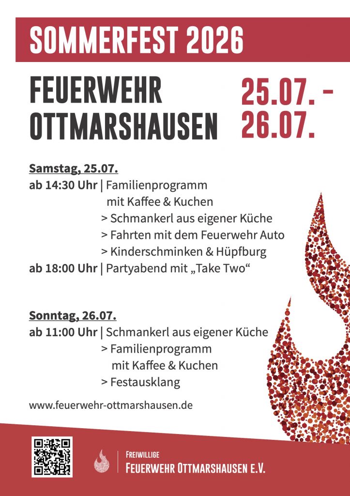 Plakat für das Sommerfest 2026